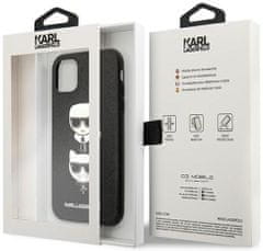 Karl Lagerfeld Kryt iPhone 11 Pro 5,8" black hardcase Saffiano Karl&Choupette Head (KLHCN58SAKICKCBK)