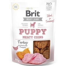 Brit Dog Jerky Puppy Turkey Meaty Coins 80g