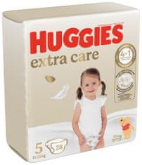 Huggies HUGGIES Plienky jednorazové Extra Care 5 (12-17 kg) 28 ks