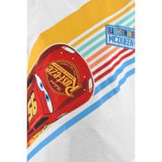 Sun City Chlapecké tričko kraťasy Cars Auta Lightning McQueen bavlna Barva: BÍLÁ, Velikost: 104 (4 roky)