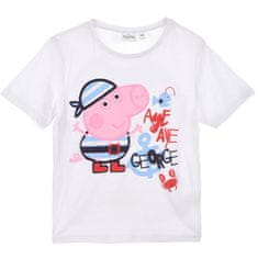 Sun City Dětské tričko Prasiatko Peppa George bavlna Barva: MODRÁ, Velikost: 116 (6 let)