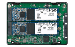 QNAP adaptér QDA-A2MAR (2x M.2 SSD SATA sloty v 2,5" SATA rámčeku)