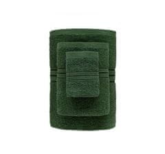 FARO Textil Bavlnený uterák Rondo 30x50 cm zelený