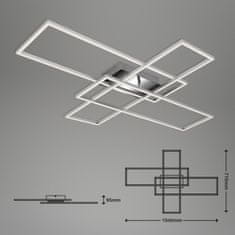 BRILONER BRILONER LED stropné svietidlo, 104 cm, 50 W, chróm BRI 3504-018