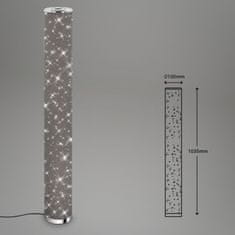 BRILONER BRILONER LED stojacie svietidlo pr. 13 cm 12W 1100lm šedá BRILO 1388-014