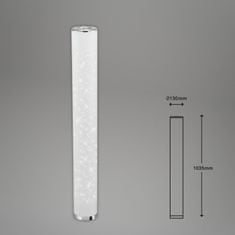BRILONER BRILONER LED stojacie svietidlo pr. 13 cm 10W 1050lm biele BRILO 1378-016