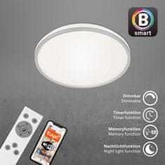 BRILONER BRILONER LED CCT Smart stropné svietidlo pr. 33,3 cm 24W 2500lm chróm BRILO 3064-014