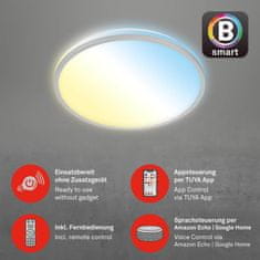 BRILONER BRILONER LED CCT Smart stropné svietidlo pr. 33,3 cm 24W 2500lm chróm BRILO 3064-014