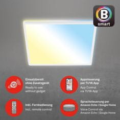 BRILONER BRILONER CCT svietidlo LED panel, 42 cm, 22 W, 3000 lm, biele BRILO 7060-016