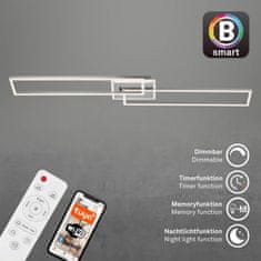 BRILONER BRILONER CCT LED stropné svietidlo, 110 cm, 40 W, 5200 lm, hliník BRILO 3538-019