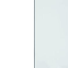 Vidaxl Krbová sklenená doska obdĺžniková 80x50 cm