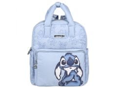 Disney DISNEY Stitch Priestranný dámsky batoh, modrý batoh 28x12x30 cm 