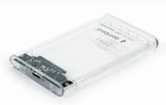 shumee Pouzdro na pevný disk GEMBIRD EE2-U3S9-6 (2.5"; USB 3.0; Plast; průhledná barva)