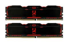 shumee GOODRAM DDR4 16GB PC4-25600 (3200 MHz) 16-20-20 DUAL CHANNEL SADA IRDM X BLACK 1024x8