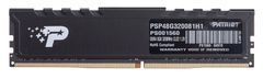 shumee Patriot Premium Black DDR4 8GB 3200MHz Pořadí 1