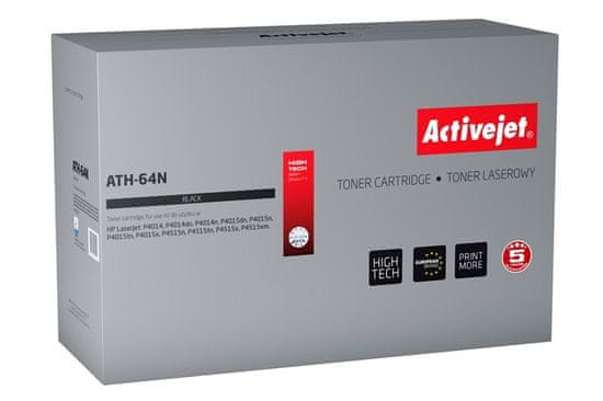 shumee Tonerová kazeta Activejet ATH-64N (HP 64A CC364A; Supreme; 10 000 stran; černá)