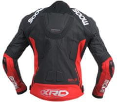 XRC Kožená bunda na motorku blk/red/white veľ. 54