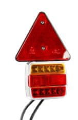 MAR-POL Súprava koncových LED svetiel na magnet, s odrazkou M02037