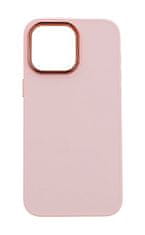 TopQ Kryt Frame iPhone 15 Pro Max ružový 105032