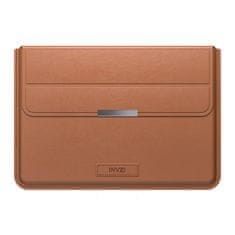 INVZI Leather Sleeve obal na MacBook Pro / Air 15 - 16'', hnedý