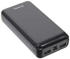 ColorWay powerbanka/ 20 000mAh/ 2x USB/ USB-C/ Micro-USB/ Čierna