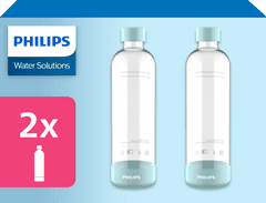 Philips Fľaša výrobníka sódy ADD911MT/10, mätová, karbonizačná, GoZero 2ks v balení