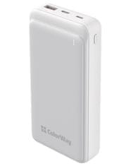 ColorWay powerbanka/ 20 000mAh/ USB QC3.0/ USB-C Power Delivery 20W/ Micro-USB/ Biela