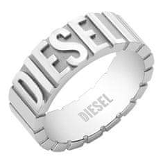 Diesel Nadčasový pánsky oceľový prsteň DX1390040 (Obvod 62 mm)