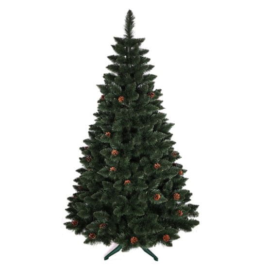 ROY Umelý vianočný stromček borovica klasická so šiškami 250 cm