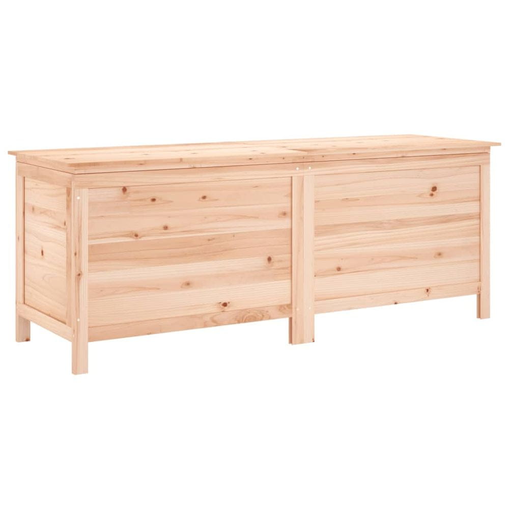 Vidaxl Záhradný úložný box 150x50x56,5 cm jedľové masívne drevo