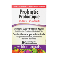Webber Naturals Probiotiká 50 miliárd