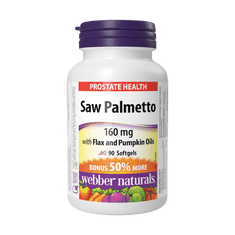 Webber Naturals Prostata (Saw Palmetto) 160mg Bonus