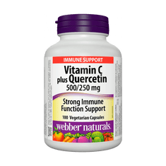 Webber Naturals Quercetin (Kvercetín) / Vitamín C 500/250 mg