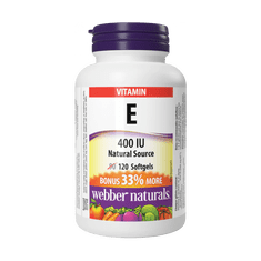 Webber Naturals Vitamín E 400 IU Bonus