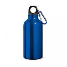 Foxter  0995 Športová fľaša na vodu s karabínou Al, 500 ml modrá