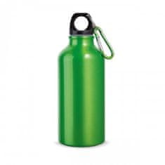 Foxter  0995 Športová fľaša na vodu s karabínou Al, 500 ml zelená
