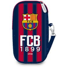 FAN SHOP SLOVAKIA Puzdro na telefón FC Barcelona so šnúrkou na krk, uzatváranie na zips