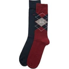 Hugo Boss 2 PACK - pánske ponožky BOSS 50503581-605 (Veľkosť 39-42)