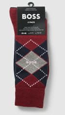 Hugo Boss 2 PACK - pánske ponožky BOSS 50503581-605 (Veľkosť 39-42)