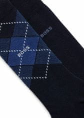 Hugo Boss 2 PACK - pánske ponožky BOSS 50503581-403 (Veľkosť 39-42)