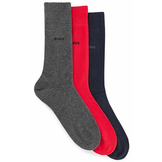 Hugo Boss 3 PACK - pánske ponožky BOSS 50484005-640