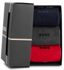 Hugo Boss 3 PACK - pánske ponožky BOSS 50484005-640 (Veľkosť 40-46)
