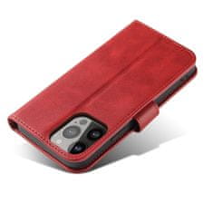 MG Magnet knižkové puzdro na iPhone 15 Pro, červené