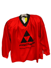 ELBE tréningový dres s logom FISCHER - L, Červená