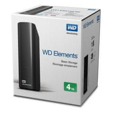 WD Elements Desktop 4TB Ext. 3.5" USB3.0, Black