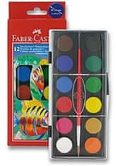 Faber-Castell Faber - Castell Vodové farby 24 mm - 12 farieb