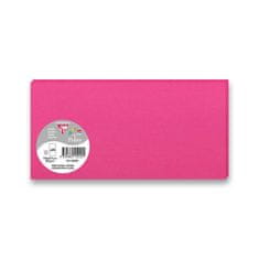Clairefontaine Farebná listová karta 106 x 213 mm do DL obálok, 25 ks, ružová, DL