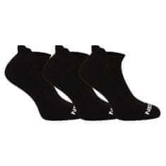Nedeto 3PACK ponožky nízke čierne (3NDTPN001-brand) - veľkosť M