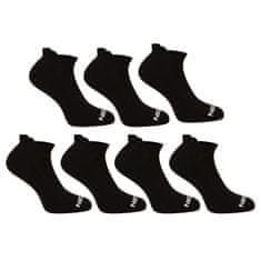 Nedeto 7PACK ponožky nízke čierne (7NDTPN001-brand) - veľkosť M