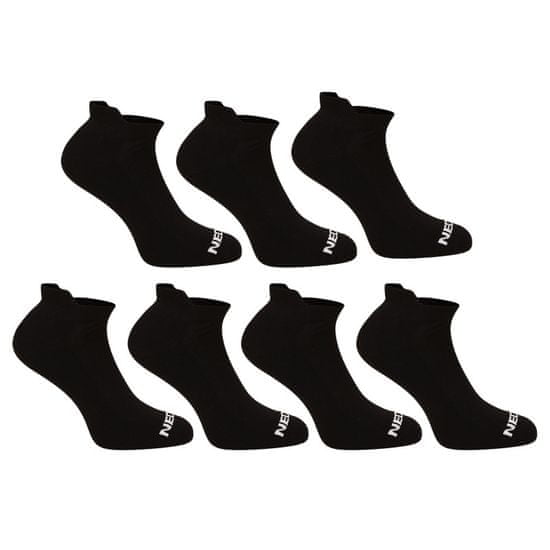 Nedeto 7PACK ponožky nízke čierne (7NDTPN001-brand)